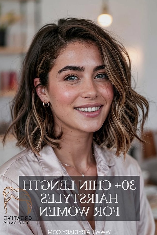 Sleek Chin-Length Bob