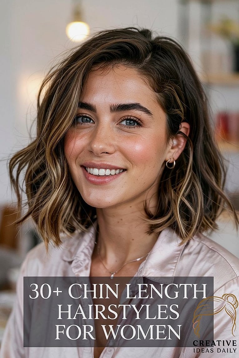 Sleek Chin-Length Bob