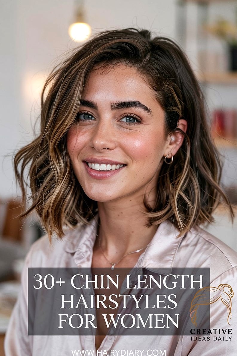Sleek Chin-Length Bob