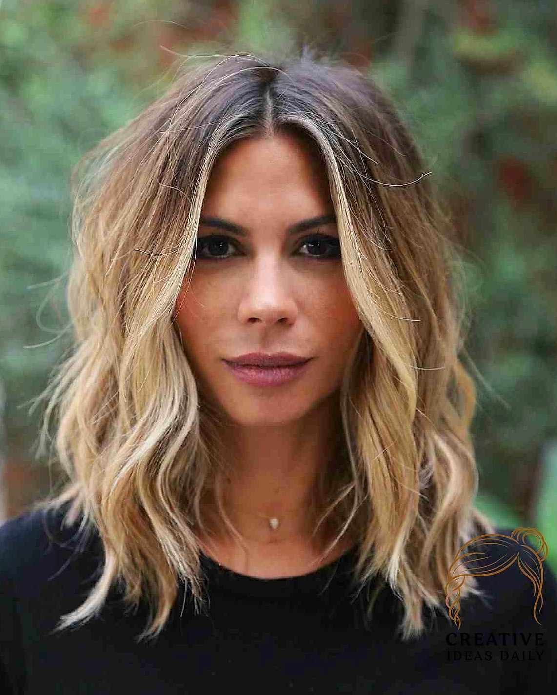 Sleek Layered Lob