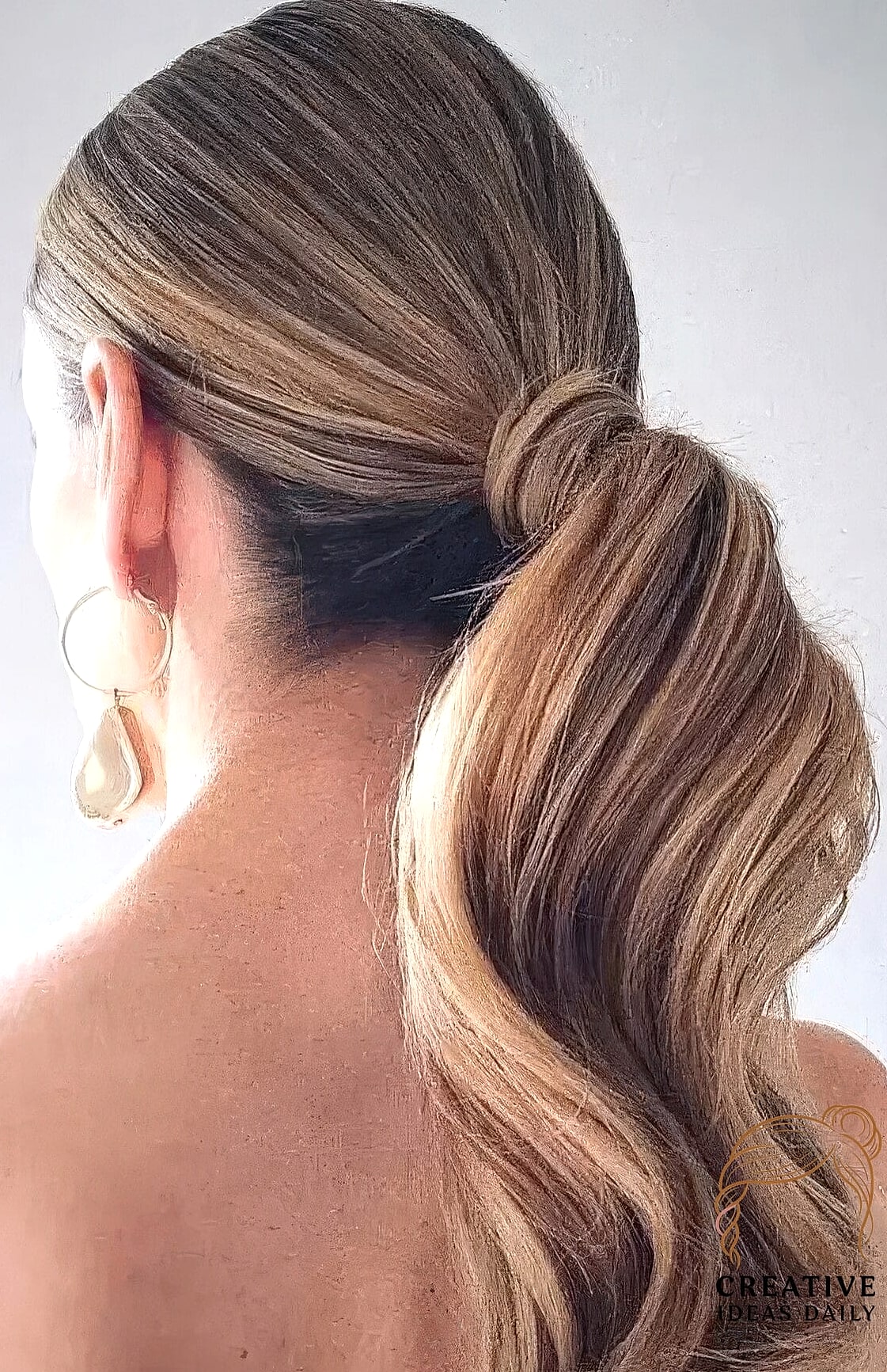 Sleek Low Ponytail