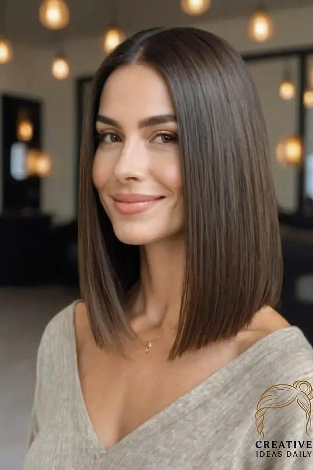 Sleek Straight Bob