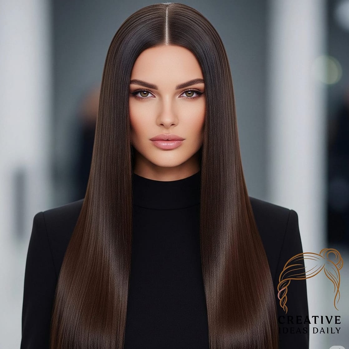 Sleek Straight Long Hair