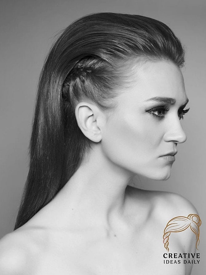 Slicked-Back Pixie