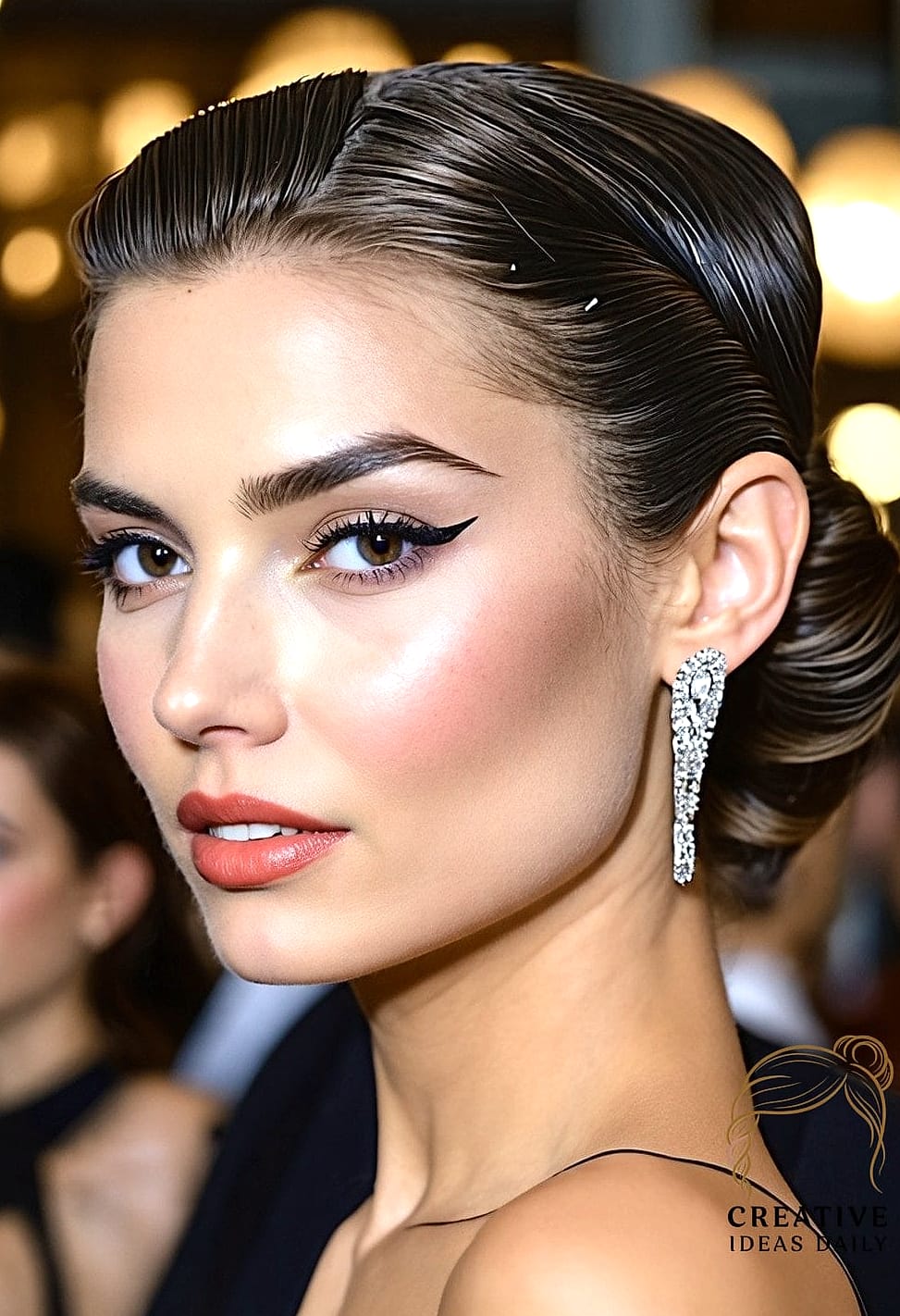 Slicked-Back Pixie