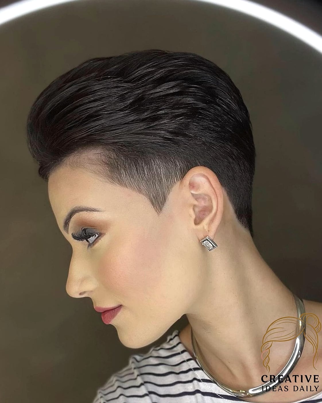 24 Long Pixie Cut Ideas That Are Absolutely Stunning 22 Slicked-Back Long Pixie