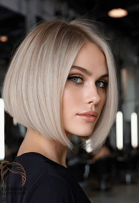 Soft Blonde Layered Bob