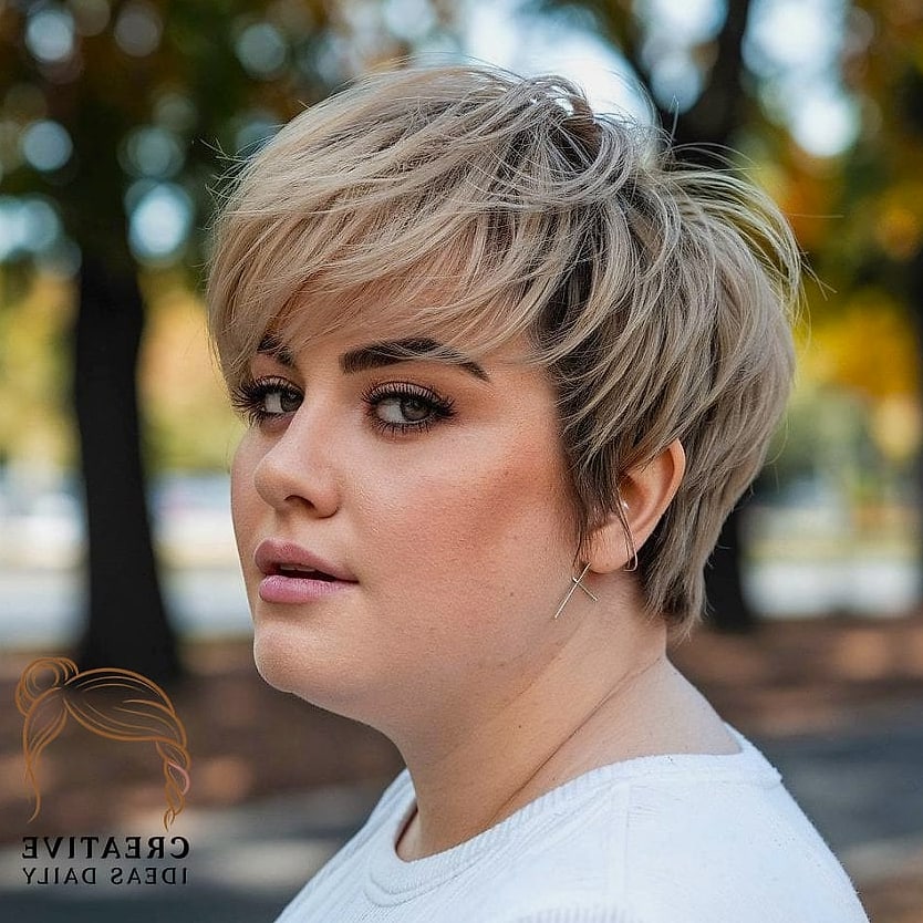 Soft Layered Pixie with Volume on Top