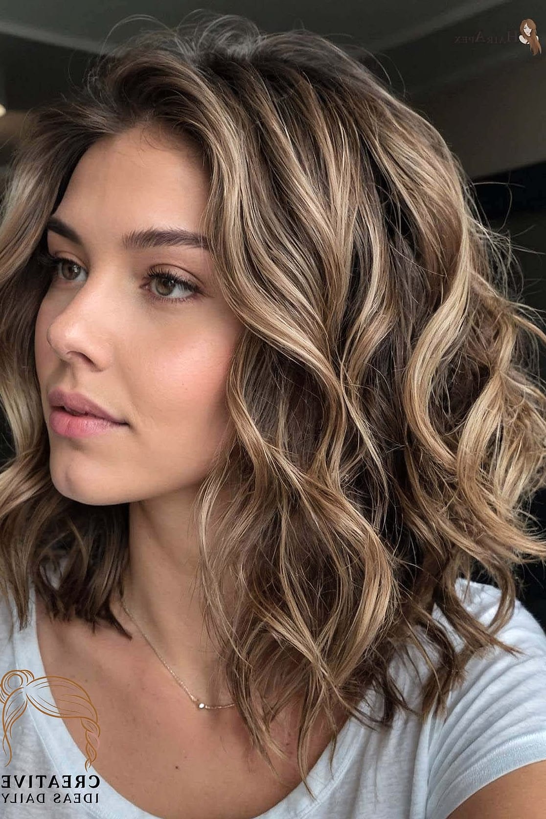 Soft Layered Waves with Side Part
