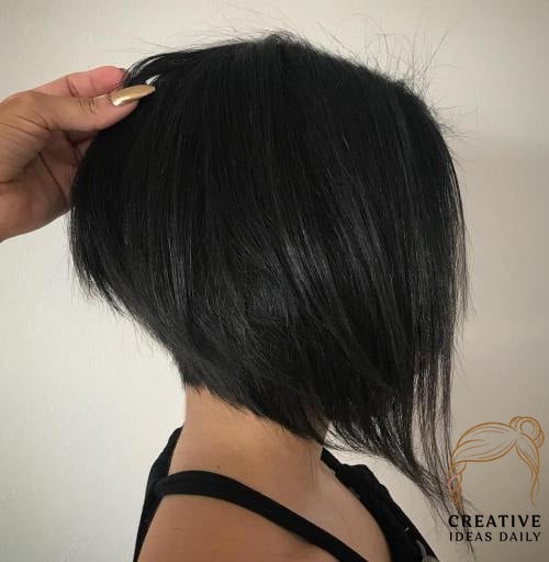 21 Short Hair Men Ideas That Are Trending Right Now 1 Stacked and Angled Bob