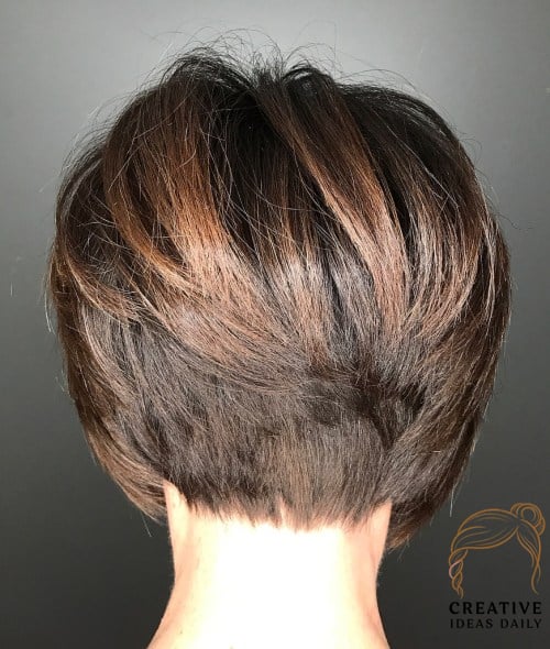 21 Short Hair Men Ideas That Are Trending Right Now 6 Stacked Balayage Bob