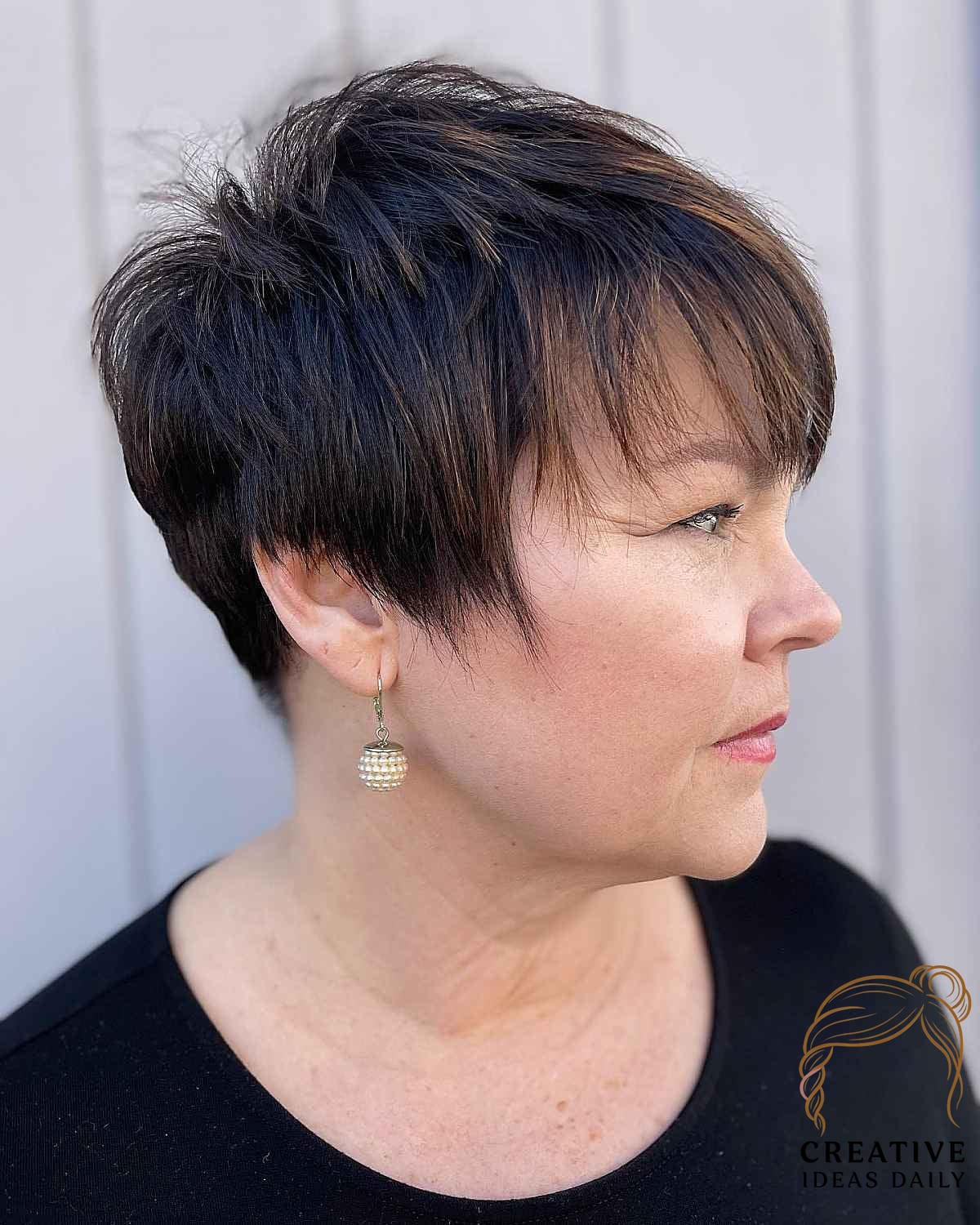 Straight Pixie with Length