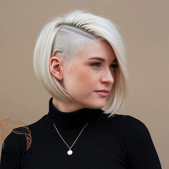 Straight Undercut Bob