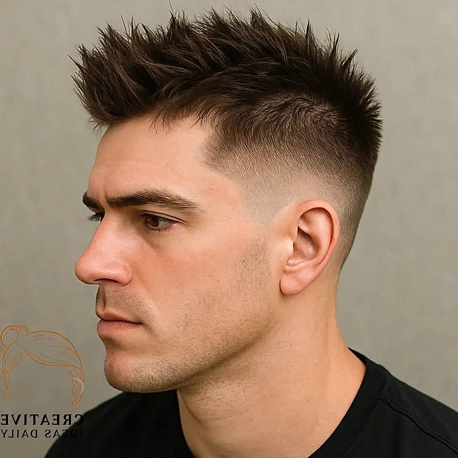 Tapered Spiked Fade