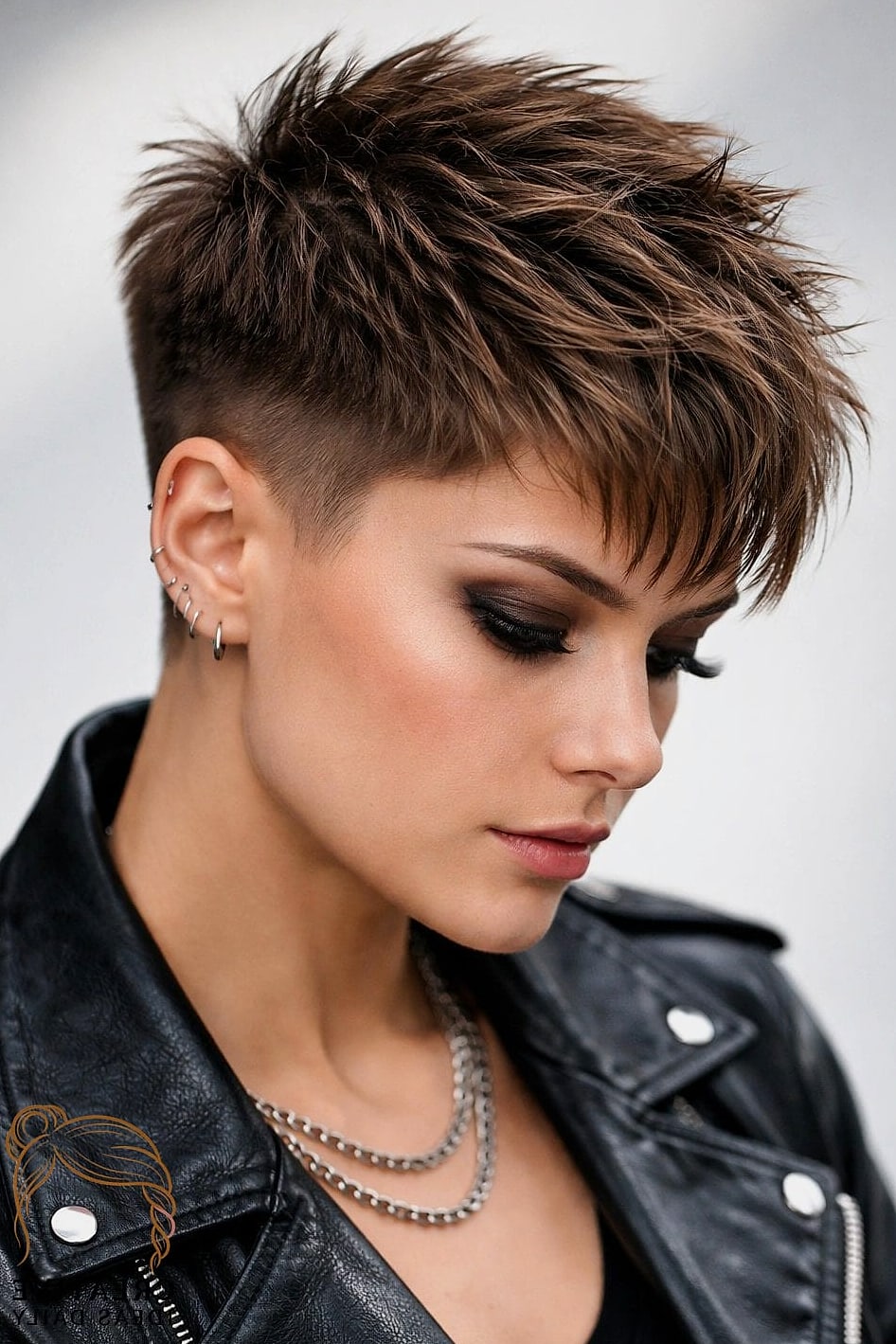 Textured Crop with Bangs