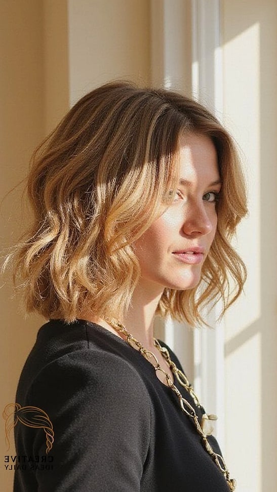 Textured Lob with Choppy Ends