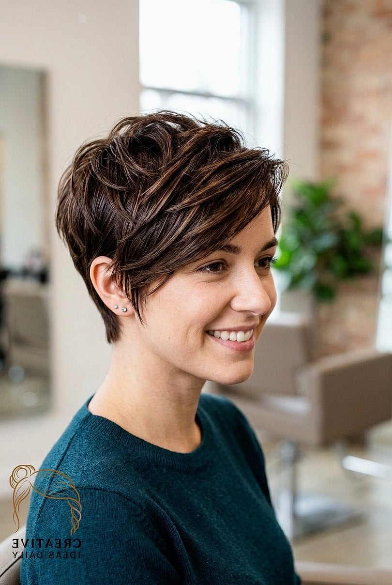 Textured Pixie Cut