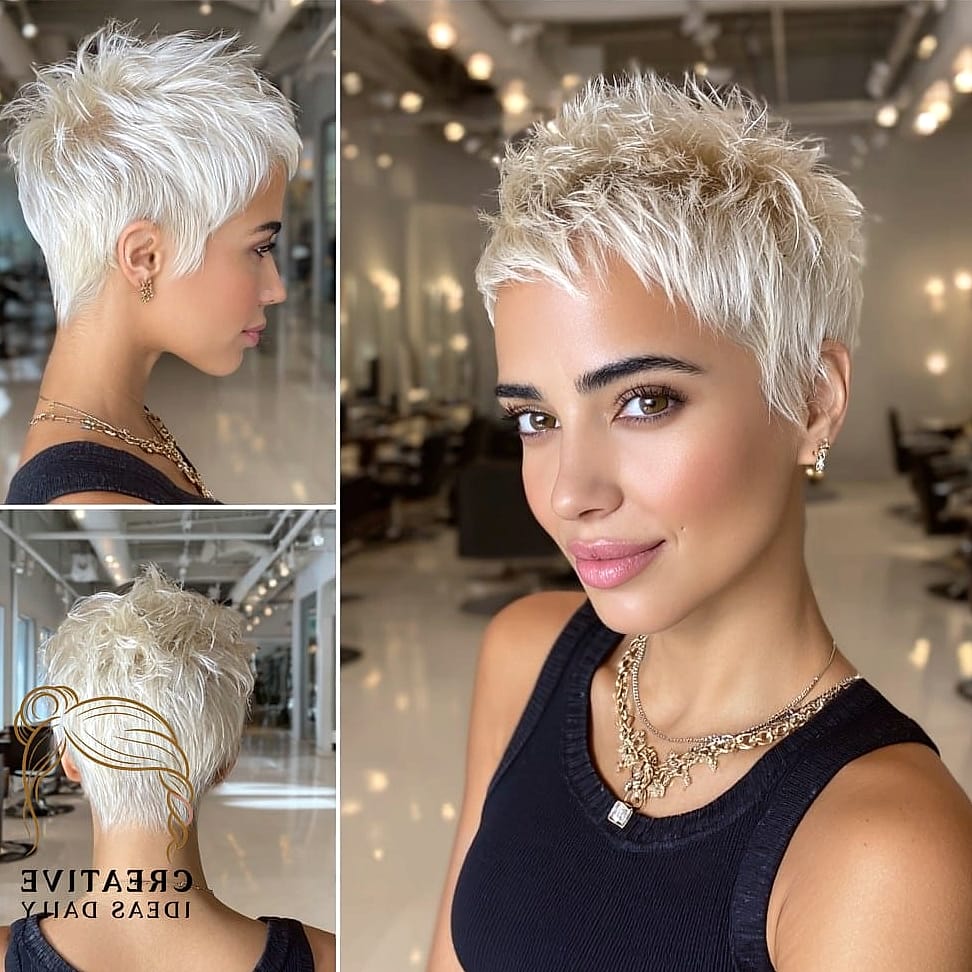 Textured Pixie Cut