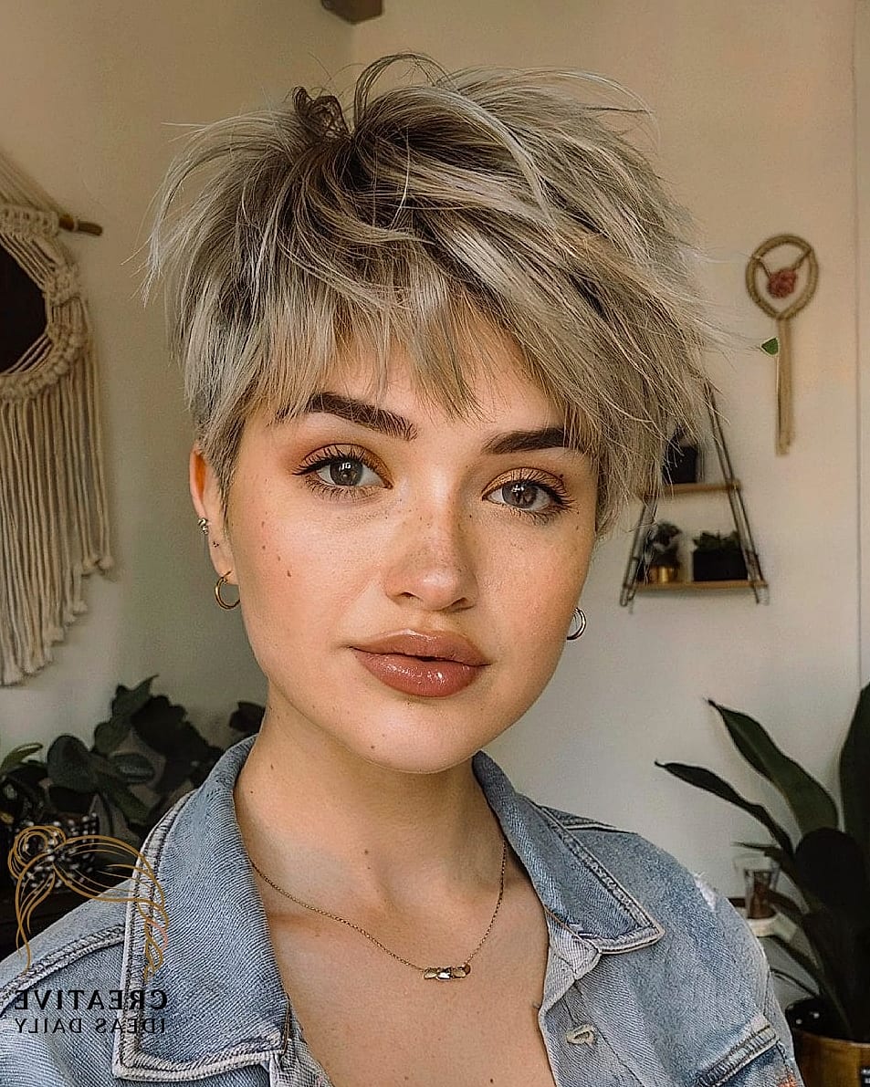 The Textured Pixie Crop