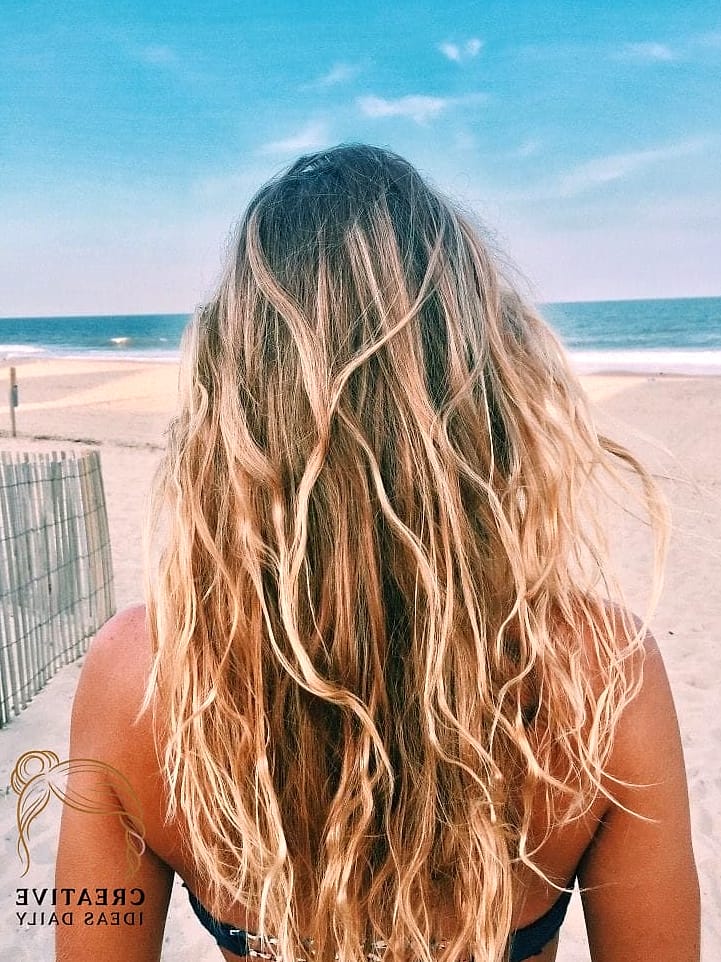 Tousled Beach Blonde Lob