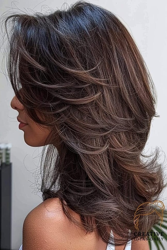 Tousled Butterfly with Undone Texture