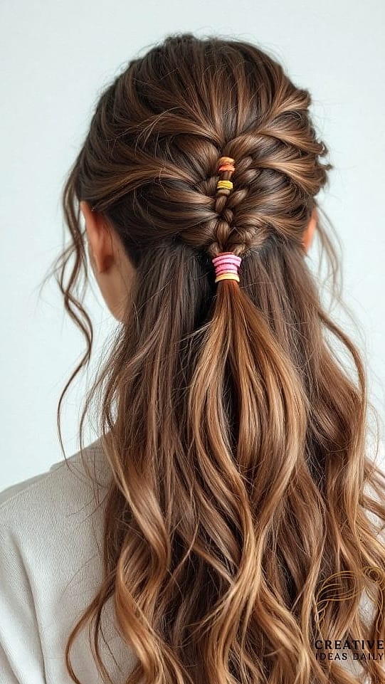 Twisted Half-Up Style