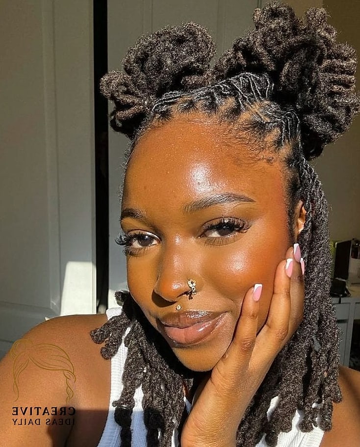Twisted Space Buns