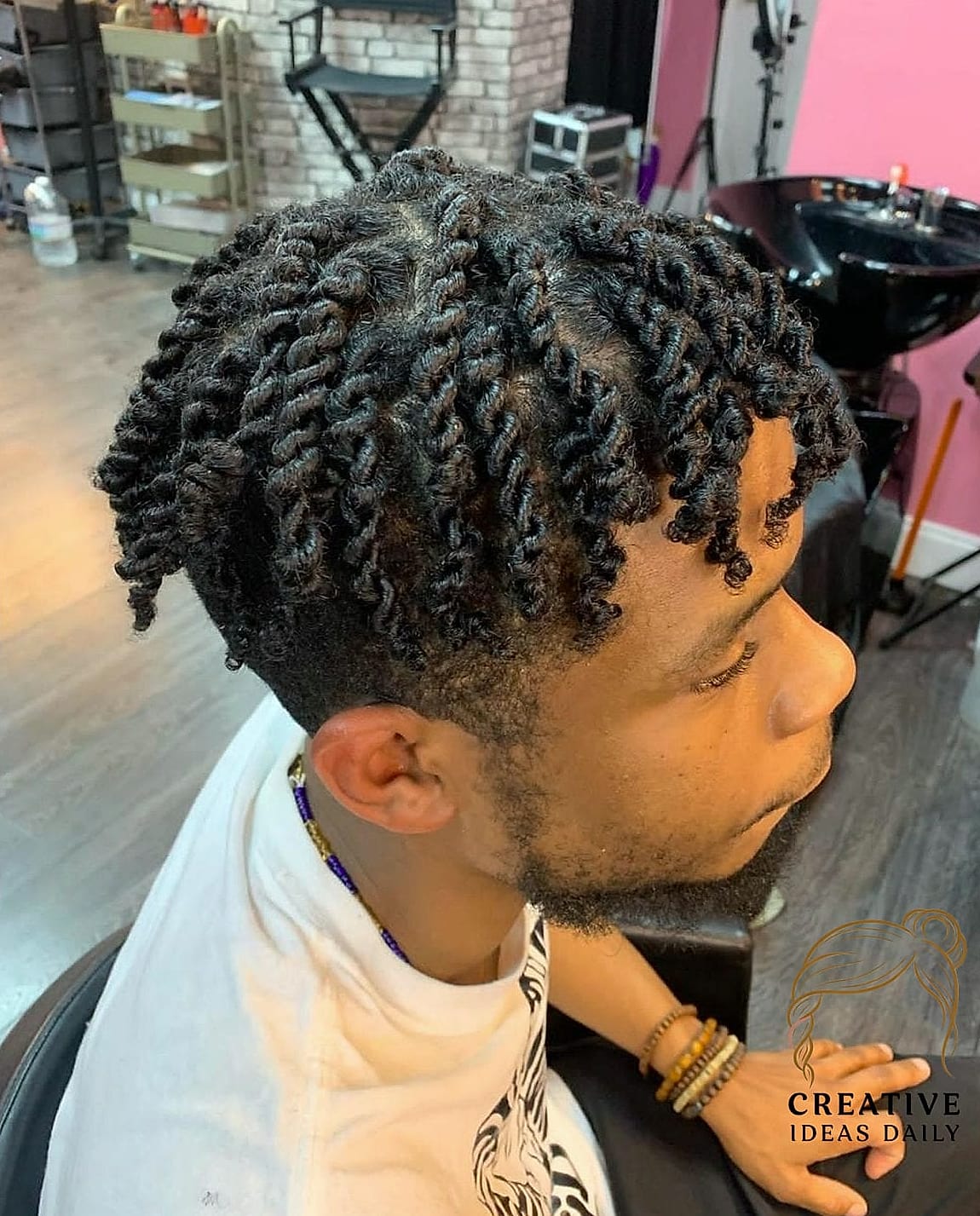 27 Long Hair Men Style Ideas That Every Stylist Needs to See 14 Twisted Top Knot