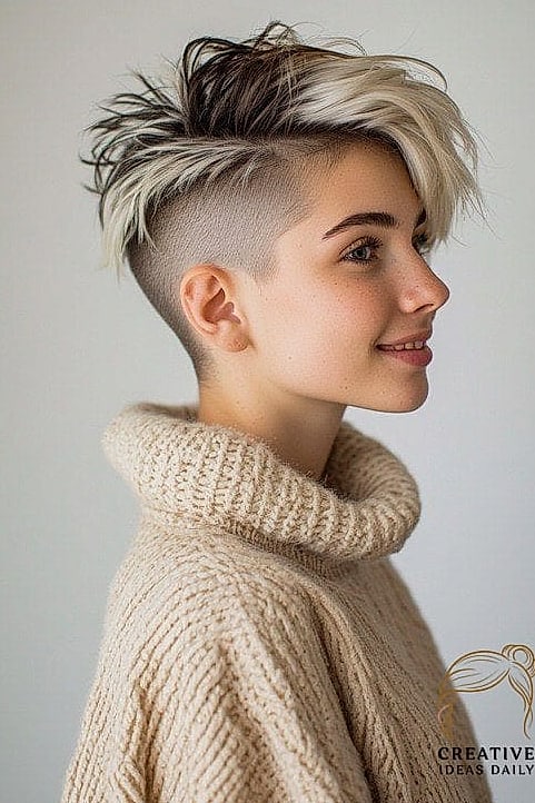 Two-Toned Pixie Cut
