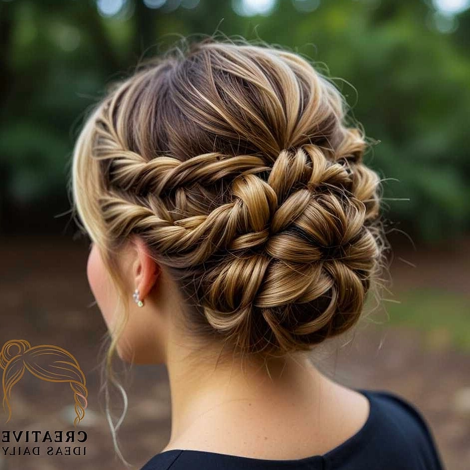 Undone Twisted Updo