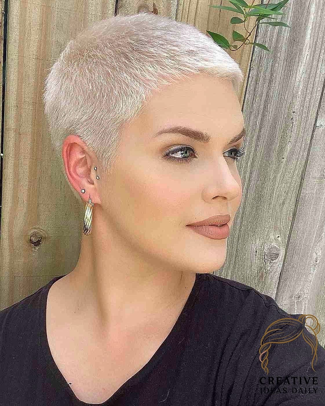 Very Short Bixie Cut