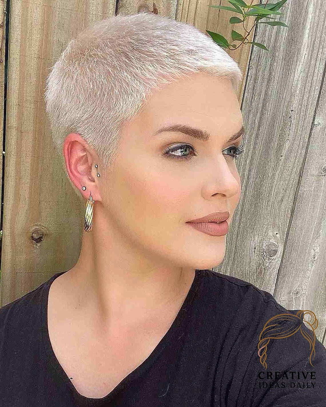 Very Short Pixie with Micro Bangs