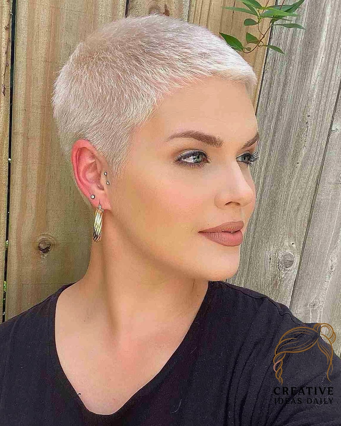 Very Short Blunt Pixie