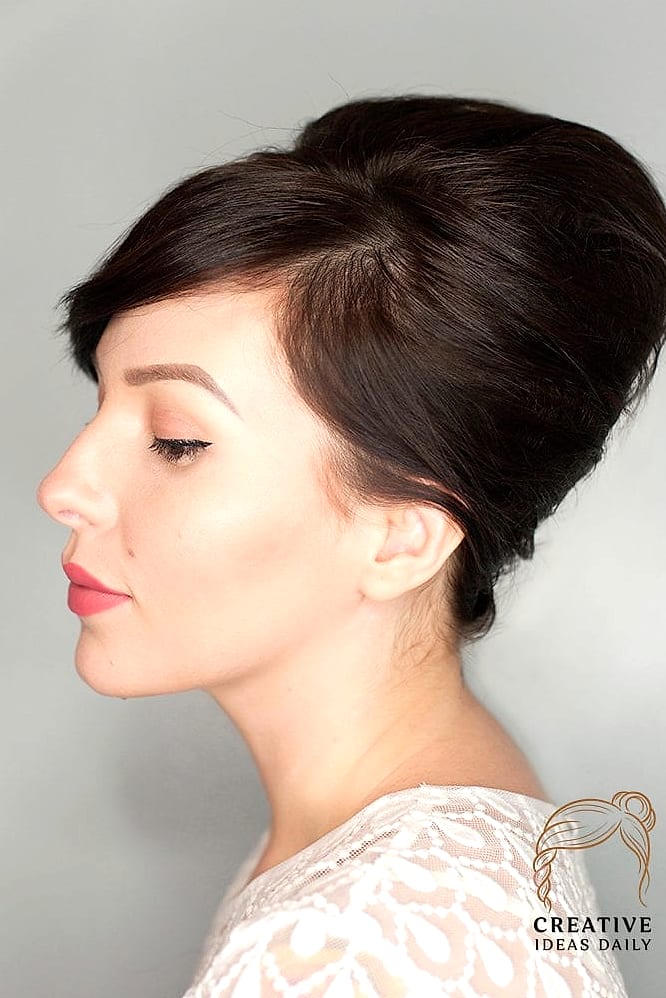 The Voluminous Bouffant Updo