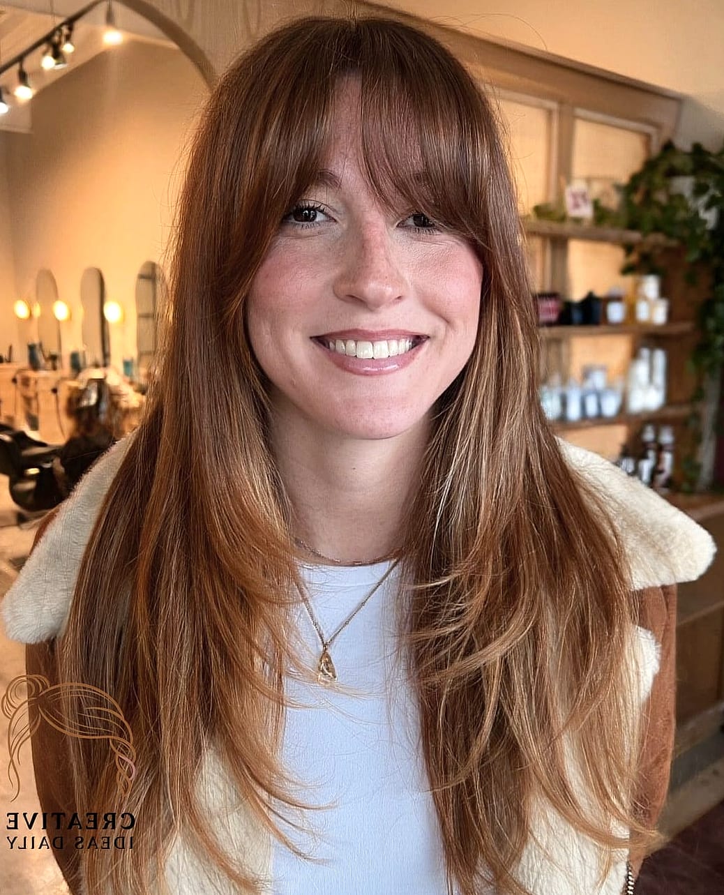 Voluminous Crop With Bangs
