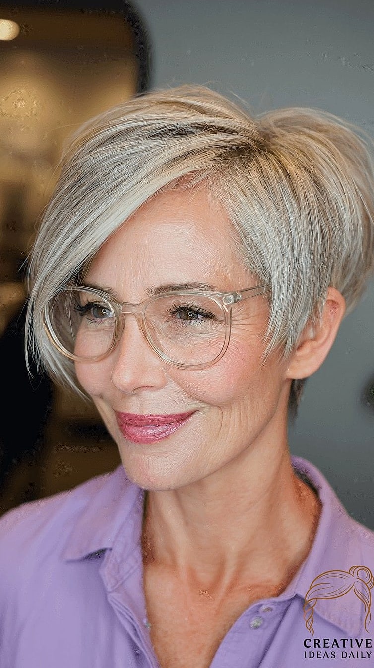 Voluminous Crown Pixie