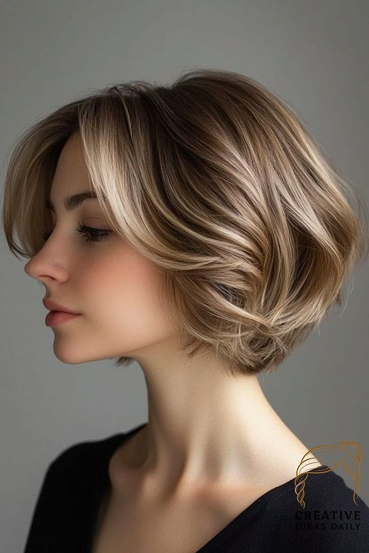 Voluminous Crown Bob