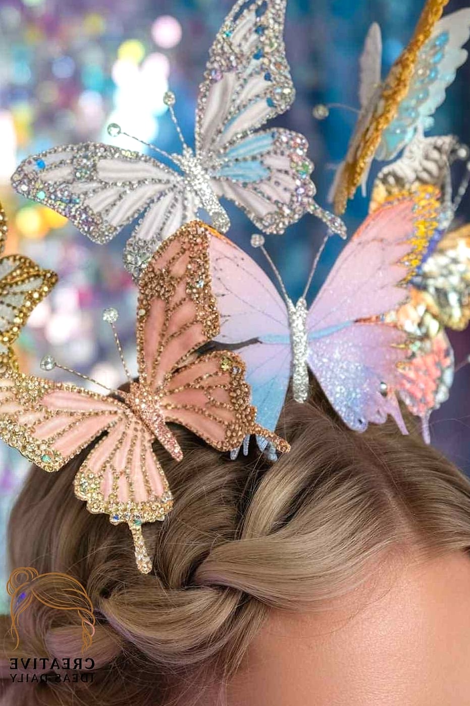 Voluminous Crown Butterfly
