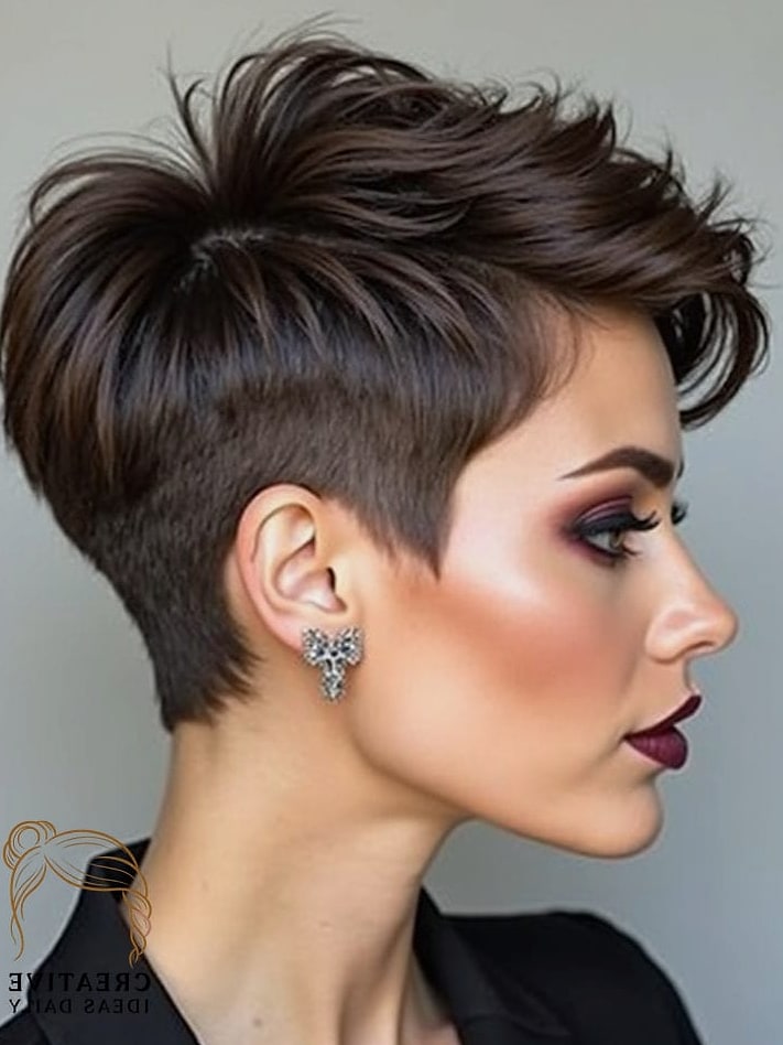 24 Long Pixie Cut Ideas That Are Absolutely Stunning 13 Voluminous Crown Pixie