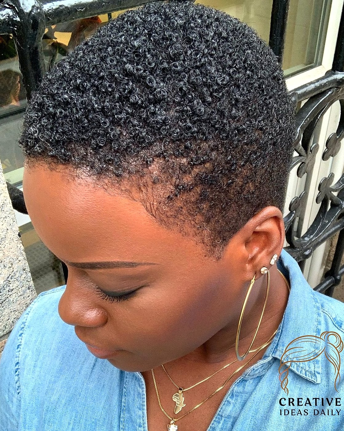 Wash and Go Short Natural Hair