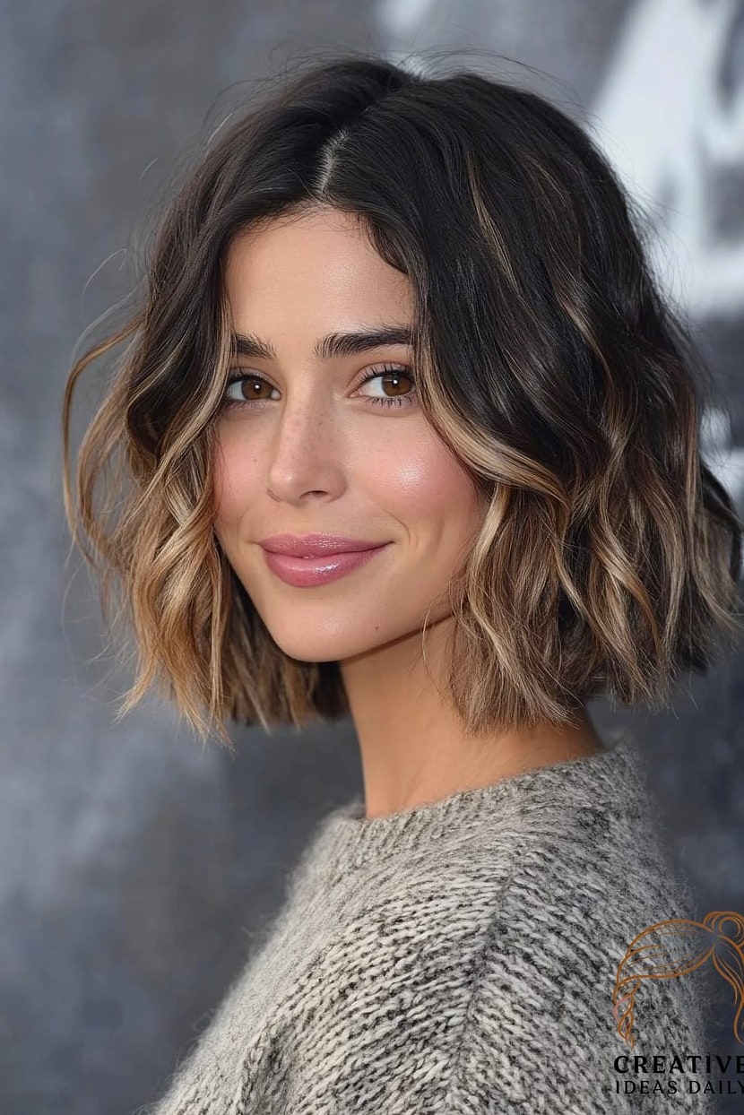 Wavy Bob with Layers