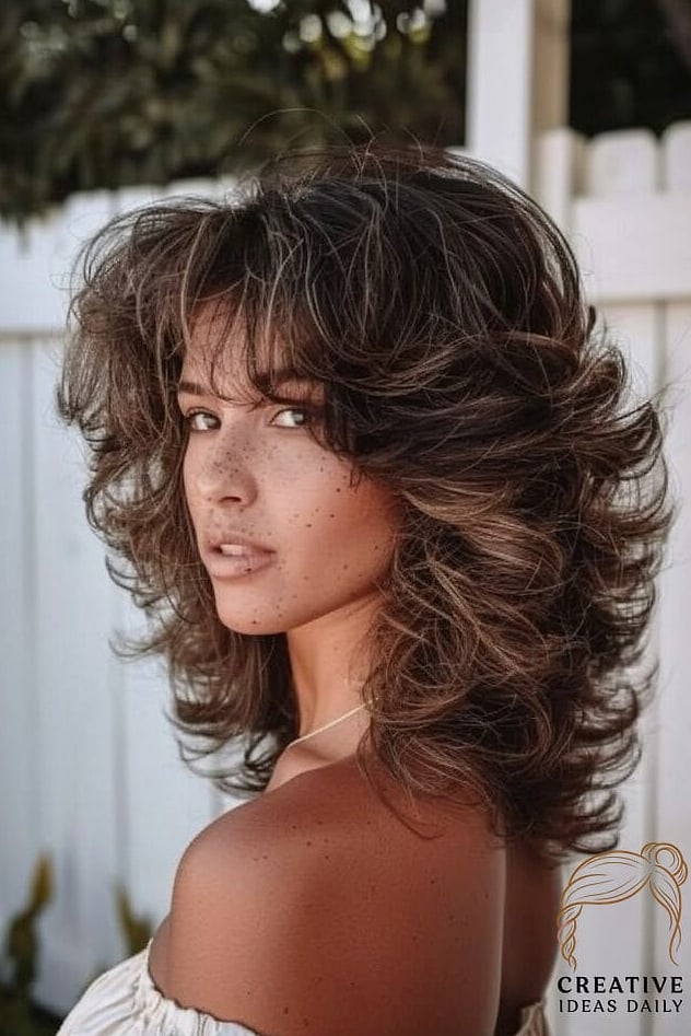 Wavy Butterfly Shag