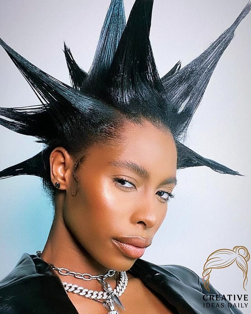 Wet-Look Spikes