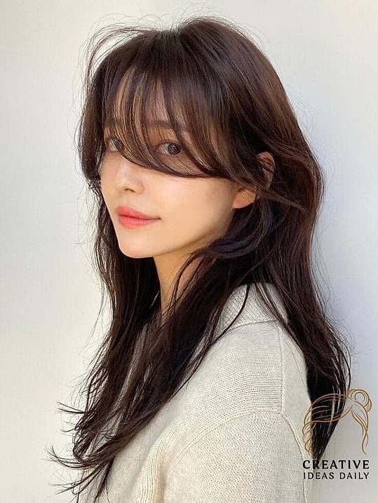 Wispy Bangs Lob