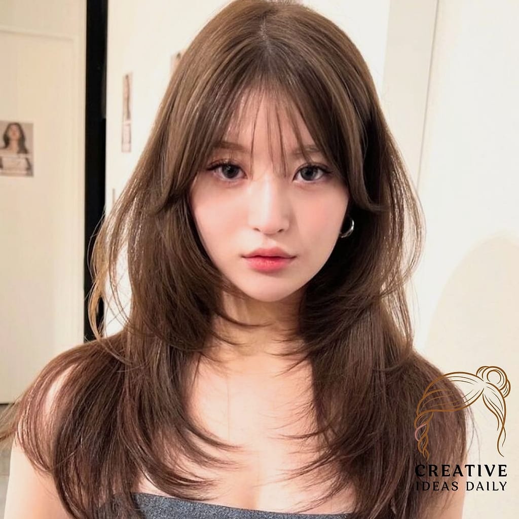 Wispy Bangs with a Textured Crop