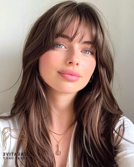 Wispy Bangs with Layered Pixie