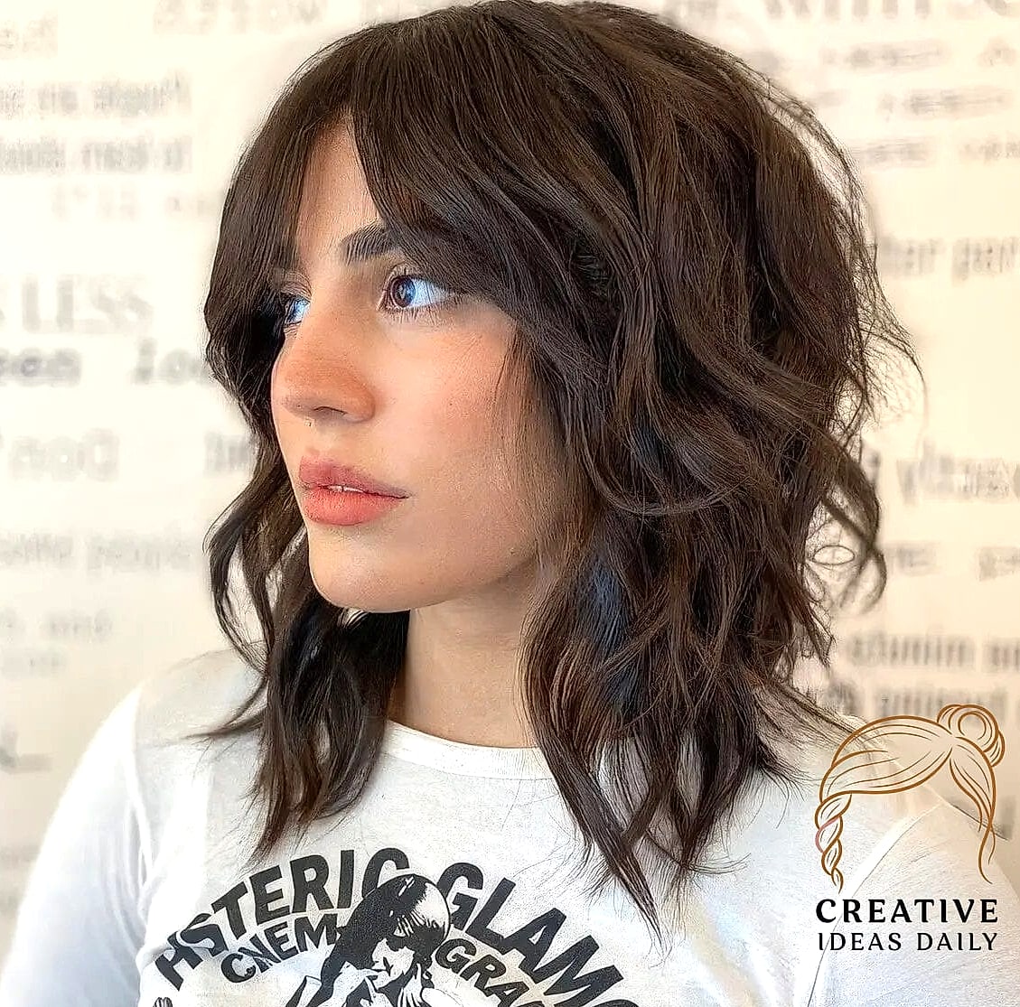 Wolf Cut with Wispy Bangs