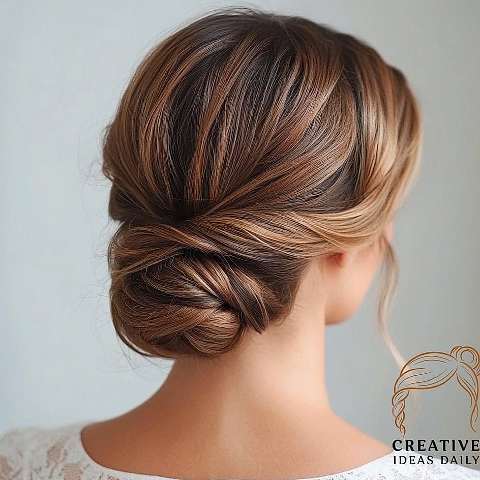 Wrapped Ponytail Bun